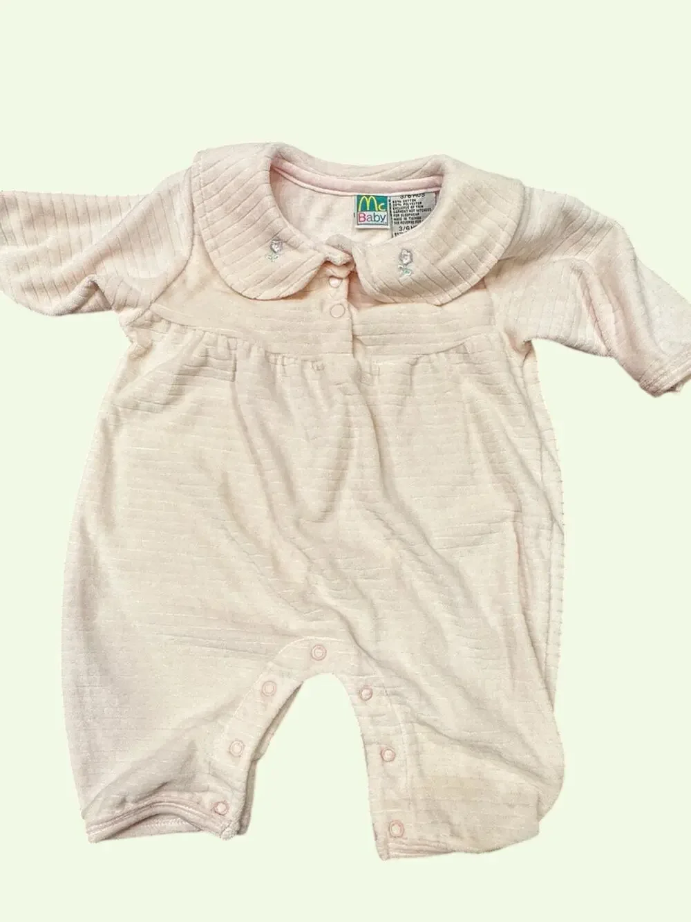 McBaby Plush Soft Romper